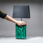 Malachite Lamp V.1 // 14.5 lb