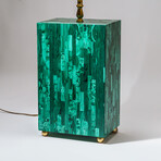 Malachite Lamp V.2 // 14.5 lb