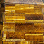 Large Genuine Polished Tiger's Eye Obelisk // 14 lb