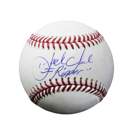 Jack Clark // Signed Rawlings Official MLB Baseball w/Ripper