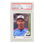 Randy Johnson // Signed Montreal Expos 1989 Upper Deck Rookie Baseball//Card#25 - (PSA/DNA Encapsulated)