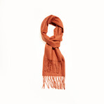 HMS Baby Camel Hair Scarf // Rust