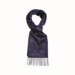 Tindari Collection CodeSilk Scarf // Navy