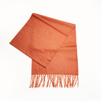 HMS Baby Camel Hair Scarf // Rust