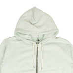 Athens Full Zip Hoodie Sweatshirt // Blue (S)