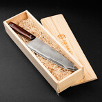 Kodiak 8" San Mai Steel Chef Knife with Wood Handle