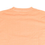 Long Sleeve University T-Shirt // Orange (S)