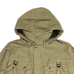 Hooded Pocket Bomber // Green (XS)
