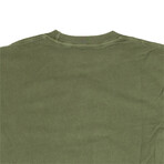 Long Sleeve University T-Shirt // Moss Green (XS)