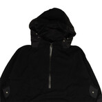 Waterproof Terry Anorak Jacket // Black (S)