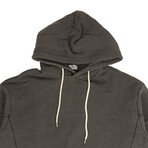 Loose Stitch Beach Hoodie // Washed Black (S)