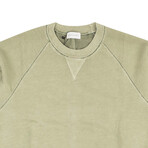 Loose Stitch Crewneck Raglan Swewatshirt // Green (S)