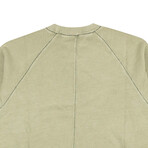 Loose Stitch Crewneck Raglan Swewatshirt // Green (S)