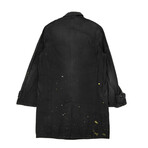 Denim Petrol Overcoat // Black (S)