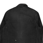 Denim Petrol Overcoat // Black (S)