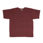 Short Sleeve University T-Shirt // Oxblood Red (S)