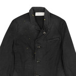 Denim Petrol Overcoat // Black (S)