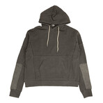 Loose Stitch Beach Hoodie // Washed Black (S)