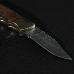 Freuchen Damscus Steel Folding Knife