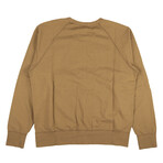 Pullover Long Sleeve Crewneck Sweatshirt // Brown (S)