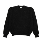 Ivy Speckled Sweater // Black (S)