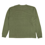 Long Sleeve University T-Shirt // Moss Green (XS)