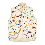 Memphis Jacquard Multicolor Vest // White (S)