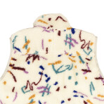 Memphis Jacquard Multicolor Vest // White (S)