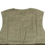 Utility Outerwear Vest // Olive Green (XS)