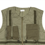 Utility Outerwear Vest // Olive Green (XS)