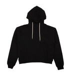 Aspen Mock Hoodie // Black (S)