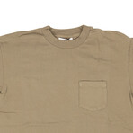 Lucky Pocket Tee // Brown (S)