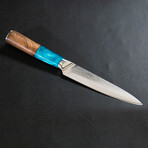 Blue Steel 9 inch Olive Wood Utility Knife