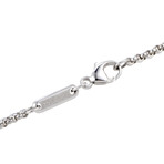 Happy Diamonds 18K White Gold Diamond I Love You Pendant Necklace // 22" // New