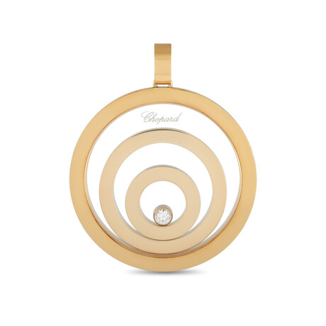 Happy Diamonds 18K Yellow Gold Diamond Pendant // Pendant Only // Estate