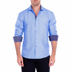 Lisbon Long Sleeve Button Up // Blue (S)