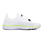 Aleader Men's Xdrain Pro Knit Water Shoes // White + Safty Yellow (US: 9.5)