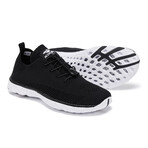 Aleader Men's Xdrain Pro Knit Water Shoes // Black + White (US: 10.5)