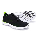 Aleader Men's Xdrain Classic Knit 2.0 Water Shoes // Black + Safty Yellow (US: 13)