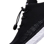 Aleader Men's Xdrain Pro Knit Water Shoes // Black + White (US: 8)