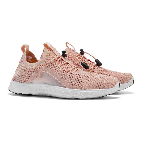 Aleader Women's Xdrain Vibe Knit Water Shoes // Light Pink (US: 5)