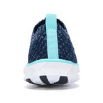 Aleader Women’s Xdrain Classic Knit Water Shoes // Navy + Aqua Melange (US: 5)