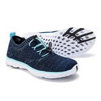 Aleader Women’s Xdrain Classic Knit Water Shoes // Navy + Aqua Melange (US: 5)