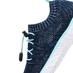 Aleader Women’s Xdrain Classic Knit Water Shoes // Navy + Aqua Melange (US: 5)