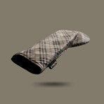Plaid Driver Cover // Tan + Beige