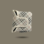 Plaid Putter Cover // Mallet // Tan + Beige