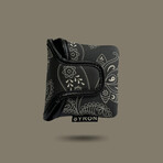 Paisley Putter Cover // Mallet // Black