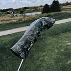 Paisley Driver Cover // Black