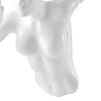 Woman Sculpture Wall Runner // 20" // White