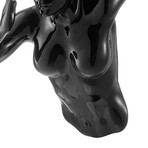 Woman Sculpture Wall Runner // 20" // Black